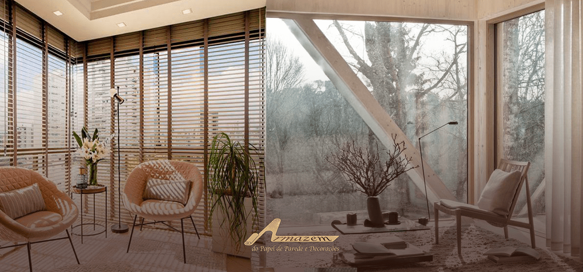 diferenças entre cortinas e persianas