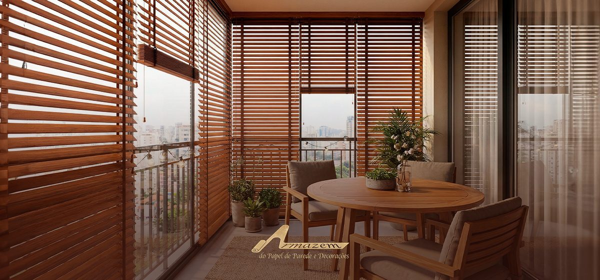 Tendências em cortinas e persianas para sacada: cores, tecidos e estilos que estão em alta