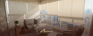 Modelos de cortinas e persianas para sacada